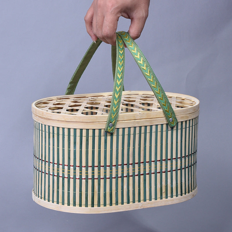 Factory Egg Bamboo Basket