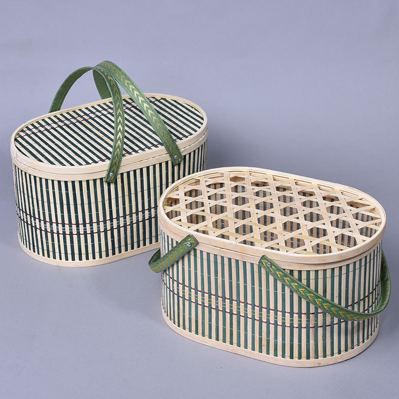 Factory Egg Bamboo Basket